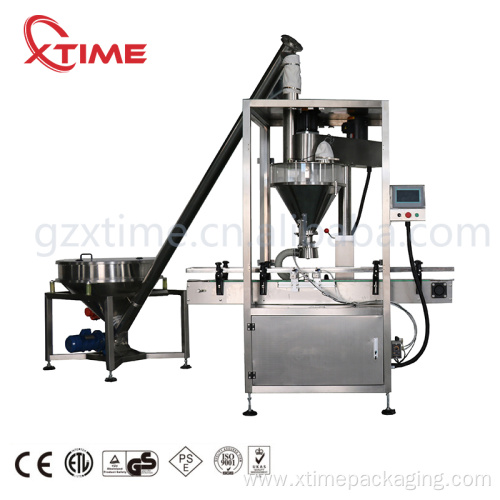 Coffee Powder Auger Filler Filling Nitrogen Machine